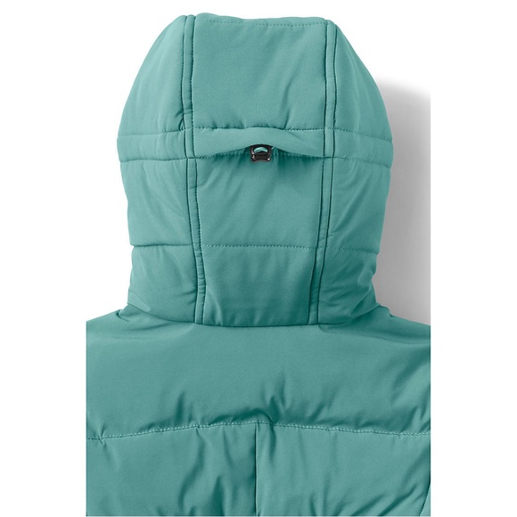 Lands' End Regular Comfort Stretch Mixed Quilted Down Coat woman’s XL NWT - Picture 8 of 15